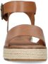 No Stress Dames Cognac leren sandalen - Thumbnail 2