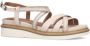 No Stress Dames Witte leren sandalen met bandjes - Thumbnail 2