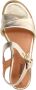 No Stress Dames Gouden leren sandalen - Thumbnail 4