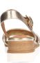 No Stress Dames Gouden leren sandalen - Thumbnail 5