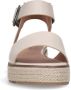 No Stress Dames Off white leren sandalen - Thumbnail 2