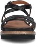 No Stress Dames Zwarte leren sandalen met bandjes - Thumbnail 2