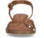 No Stress Dames PRE ORDER Cognac leren sandalen met hak - Thumbnail 5