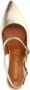 No Stress Dames Gouden leren slingbacks - Thumbnail 4