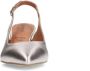 No Stress Dames Goudkleurige leren slingbacks - Thumbnail 4