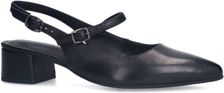 No Stress leren slingback pumps zwart