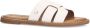 No Stress Dames Witte leren slippers - Thumbnail 5
