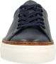 No Stress Heren Donkerblauwe leren sneakers - Thumbnail 2