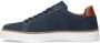 No Stress Heren Donkerblauwe nubuck sneakers - Thumbnail 3