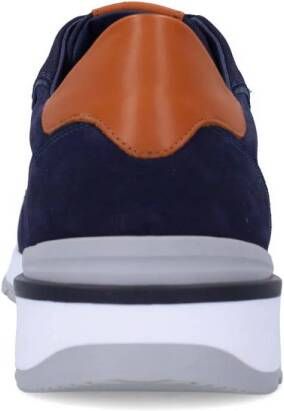 No Stress nubuck sneakers donkerblauw
