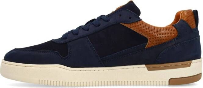 No Stress nubuck sneakers donkerblauw