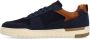No Stress Heren Navy blauwe nubuck sneakers - Thumbnail 10