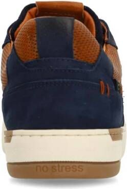 No Stress nubuck sneakers donkerblauw
