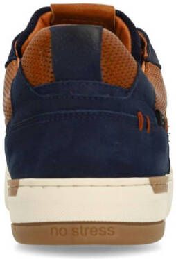 No Stress nubuck sneakers donkerblauw