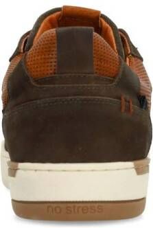 No Stress Heren Groene nubuck sneakers