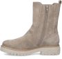 No Stress Dames Taupe suède chelsea boots met rits - Thumbnail 3