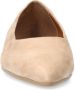 No Stress Dames Beige suède ballerina's - Thumbnail 4
