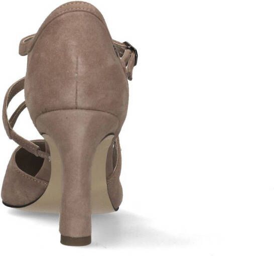 No Stress suede pumps beige