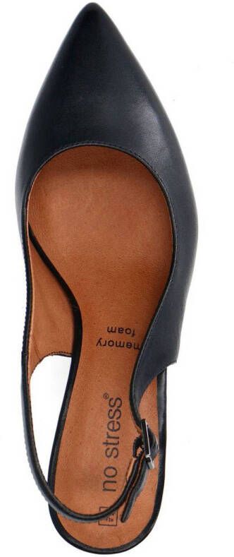 No Stress suède pumps zwart