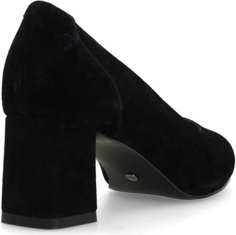 No Stress suède pumps zwart