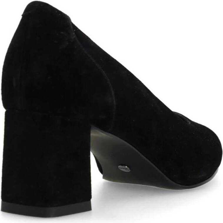 No Stress suède pumps zwart