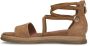 No Stress Dames Beige suède sandalen met bandjes - Thumbnail 5