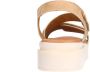 No Stress Dames Beige suède sandalen - Thumbnail 4