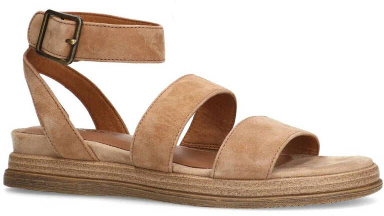 No Stress suède sandalen beige