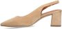 No Stress Dames Beige suède slingbacks - Thumbnail 4