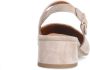 No Stress Dames Beige suède slingbacks - Thumbnail 4