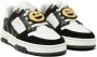 Nubikk Basket Court leren sneakers zwart wit Jongens Leer Meerkleurig 25 - Thumbnail 4
