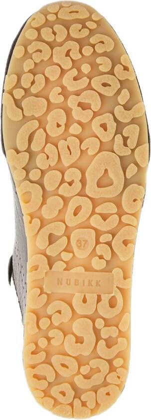 Nubikk Billy Lou leren sneakers donkerbruin