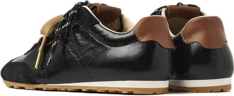 Nubikk Billy Lou leren sneakers zwart