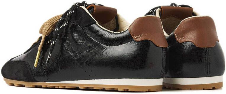 Nubikk Billy Lou leren sneakers zwart