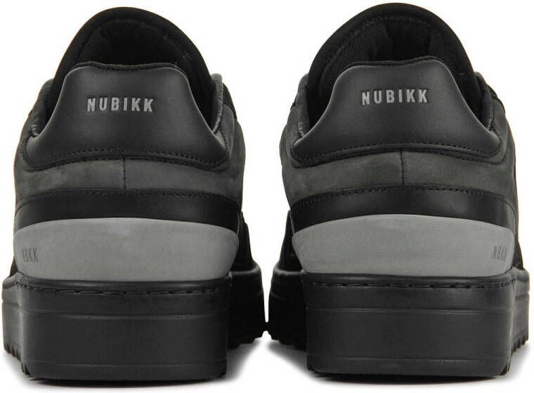 Nubikk Cliff Cane nubuck sneakers zwart