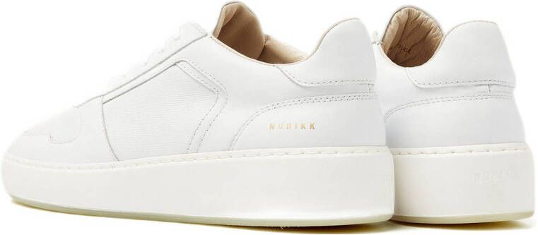 Nubikk Jiro Luca leren sneakers wit