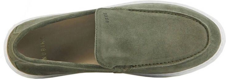 Nubikk Jiro Mio suède loafers lichtgroen