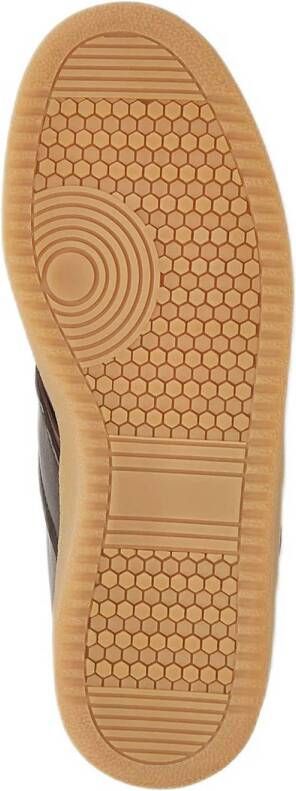 Nubikk Ray Owen Studs leren sneakers bruin