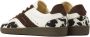 Nubikk Ray Owen Studs leren sneakers met ponyhair en koeienprint bruin wit - Thumbnail 2