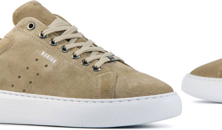 Nubikk Scott Marlin suède sneakers bruin taupe