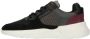 Nubikk sneakers zwart donkerrood Jongens Leer Meerkleurig 30 - Thumbnail 8
