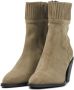 Bruin Tinten Romee Rock Enkellaarsjes Enkelboots met rits Dames Taupe - Thumbnail 7