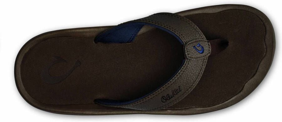 Olukai Chana M teenslippers donkerbruin