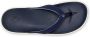 Olukai Nu'aPi'o Dames leren slippers Trench-Blue Trench-Blue - Thumbnail 3