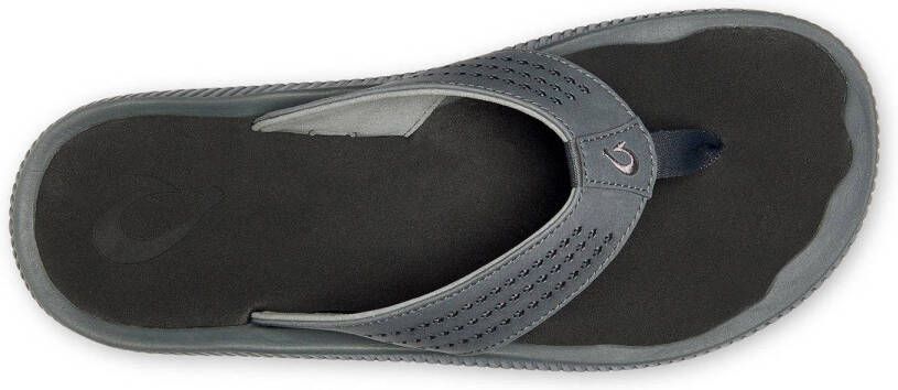 Olukai Ulele slippers grijs zwart