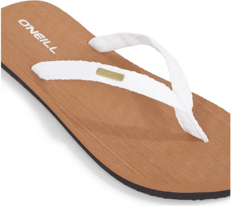O'Neill Ditsy jacquard teenslippers wit