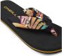 O'Neill Ditsy Sun Sandals teenslippers met bloemenprint zwart roze Meisjes Textiel 36 - Thumbnail 4