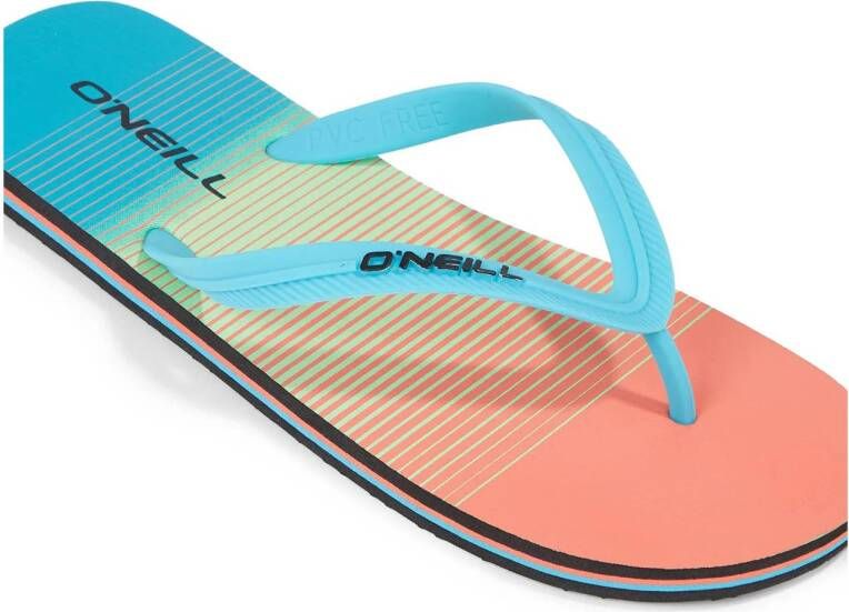 O'Neill Footwear teenslippers aqua oranje