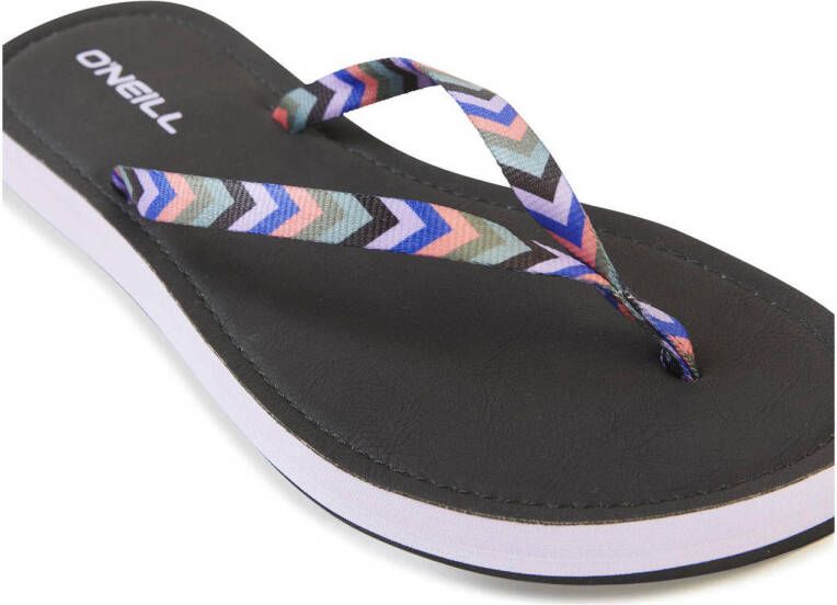 O'Neill Melina teenslippers zwart lila