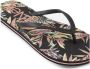 O'Neill Profile Graphic Sandals teenslippers met bloemenprint zwart - Thumbnail 3